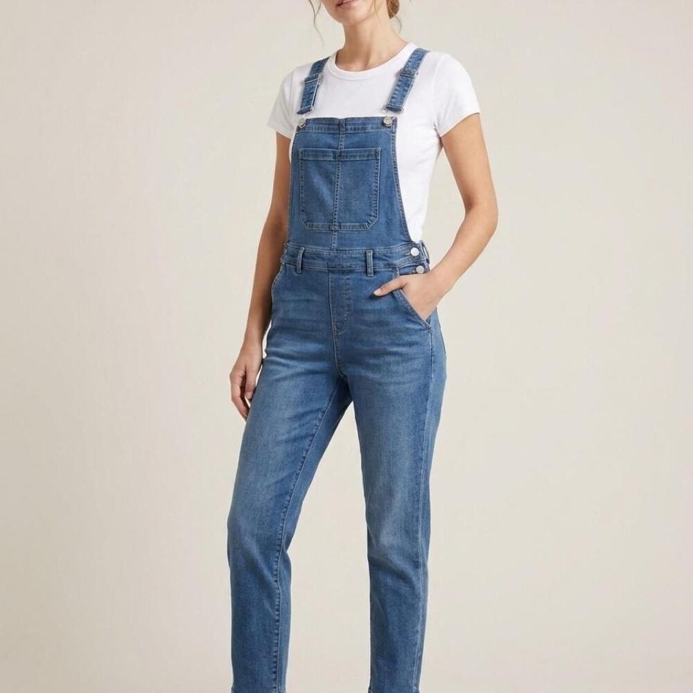 Women's Blue Dungarees-overalls
